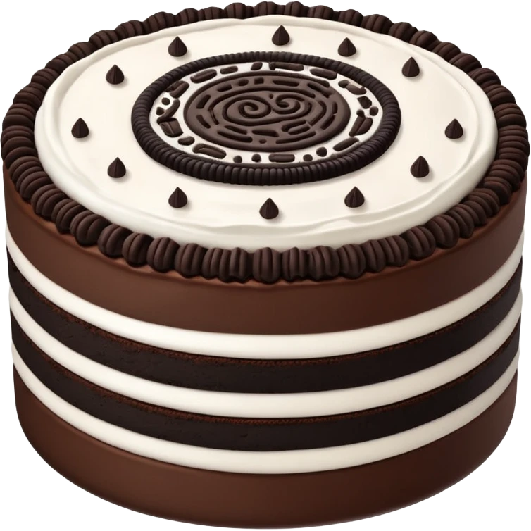 oreo cake emoji
