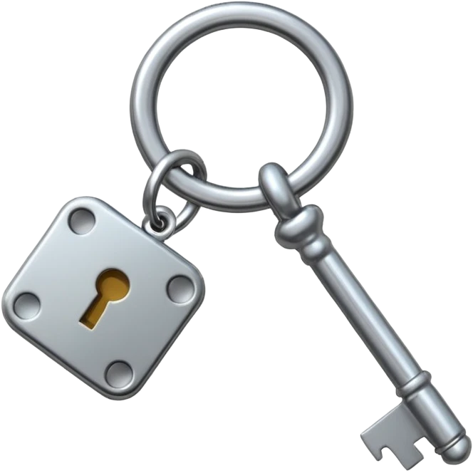 una llave con un llavero que diga Pablo Sbardella emoji