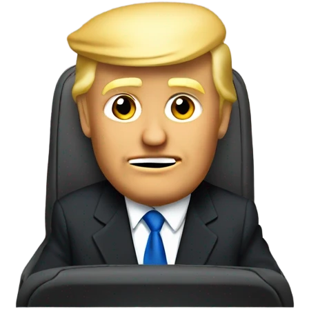Trump Driving emoji
