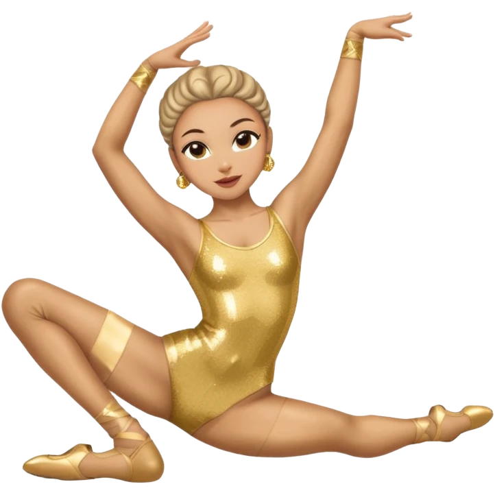 Light skin sexy dancer lying on stage emoji