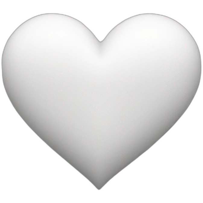 White Heart star emoji
