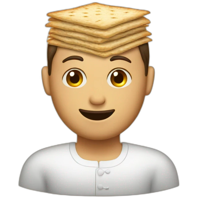 Passover matzah emoji