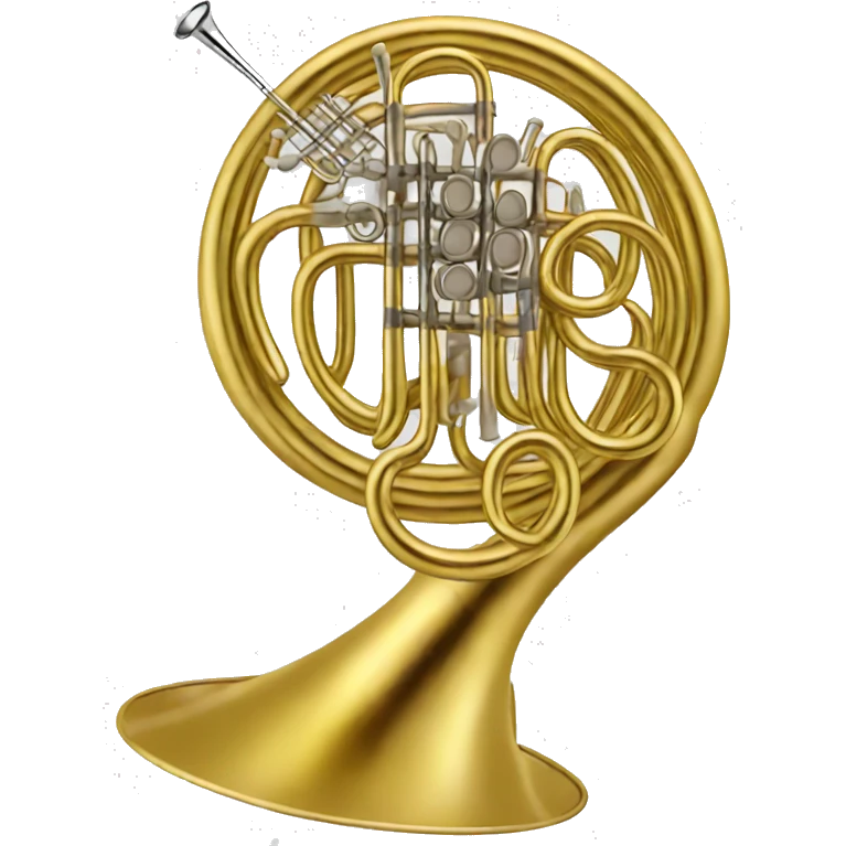 French horn emoji