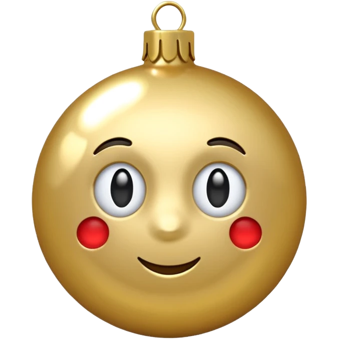 Christmas  gold   emoji