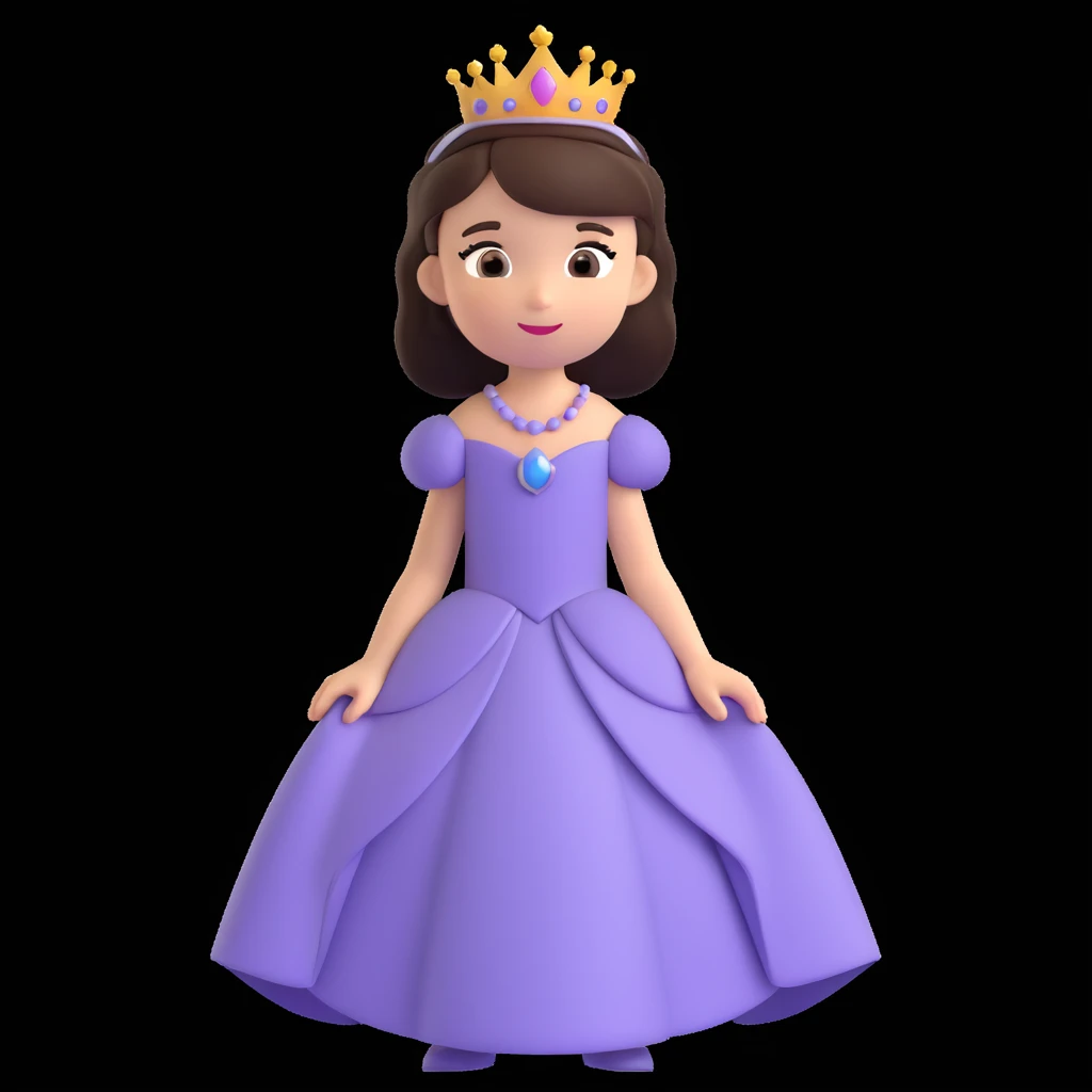 girls in a princess dress emoji