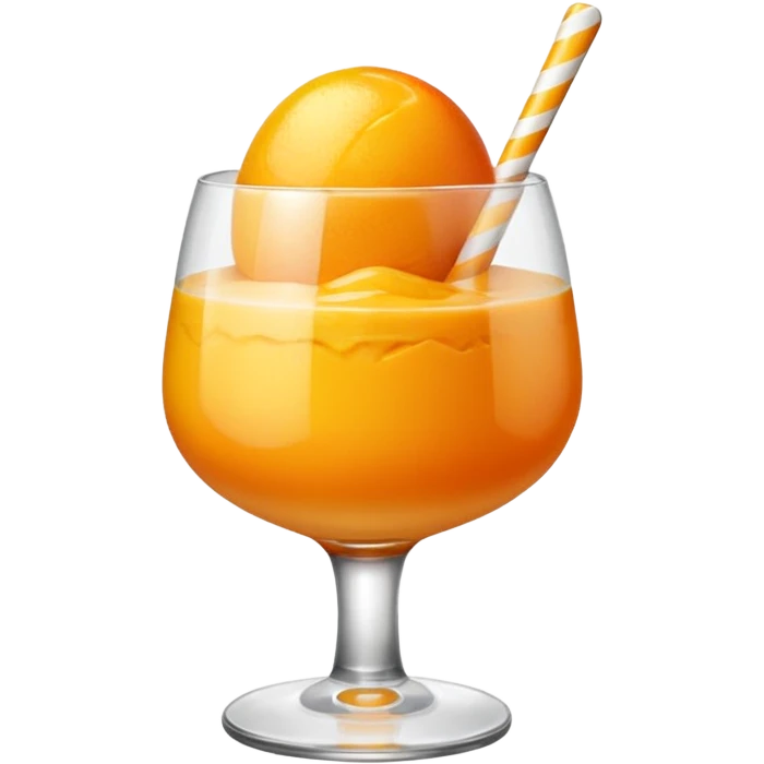 mango sorbet emoji