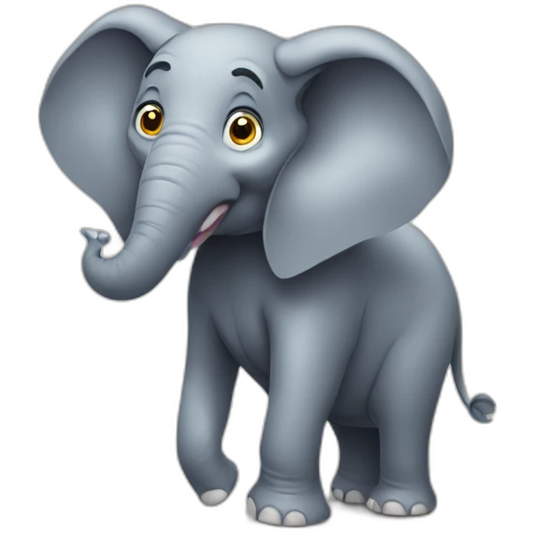 confused elephant emoji
