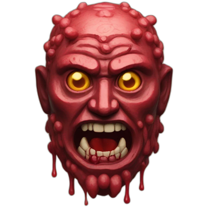 ancient chthonic god made of blood emoji