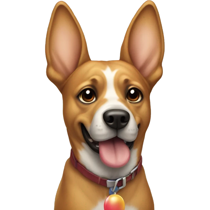 a dog in the form of a balloon emoji