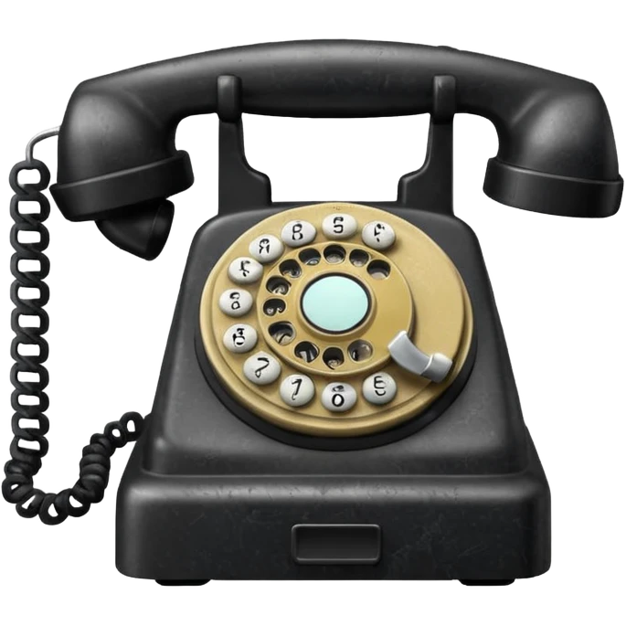 old phone emoji