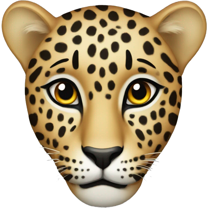 a leopard emoji