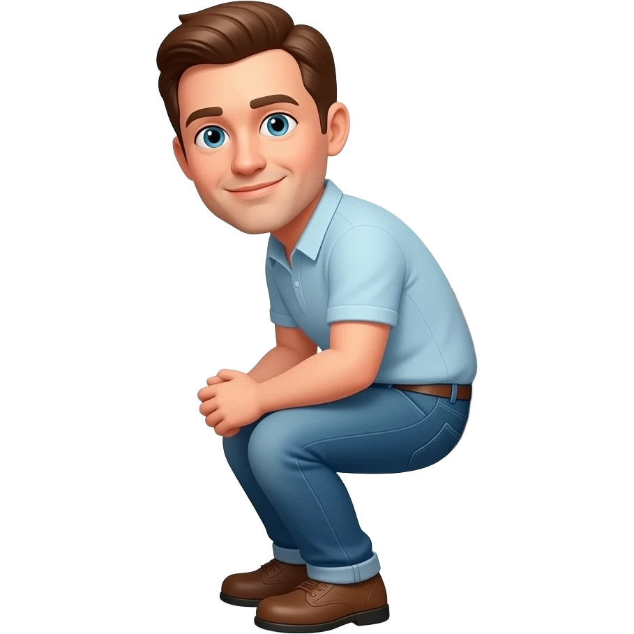 Kırmızı tuğlalı iki duvar arasına kalçası sıkışan adam emoji