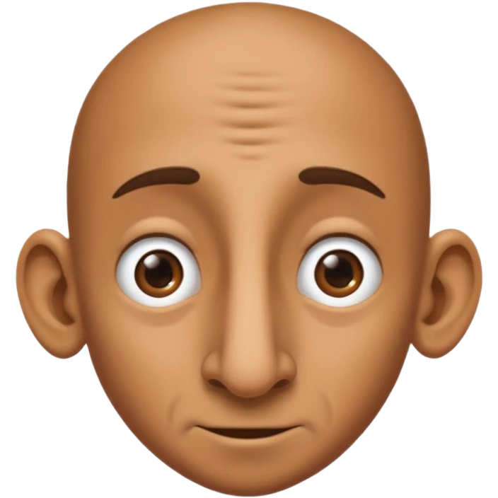 Unrealistically big nose  emoji