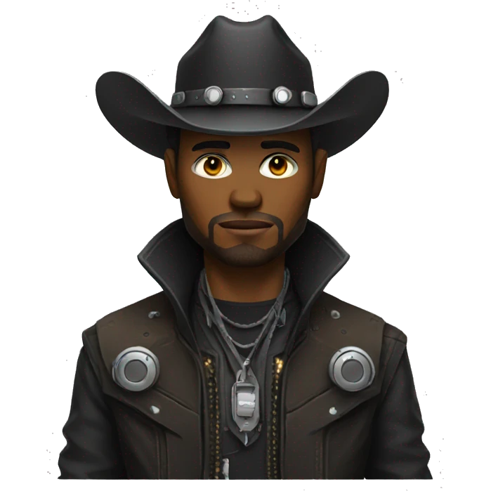 cyberpunk cowboy emoji
