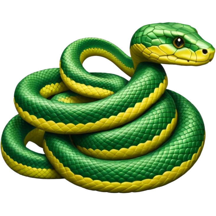 coiled snake reptile emoji