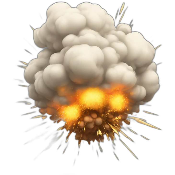 cartoon explosion emoji