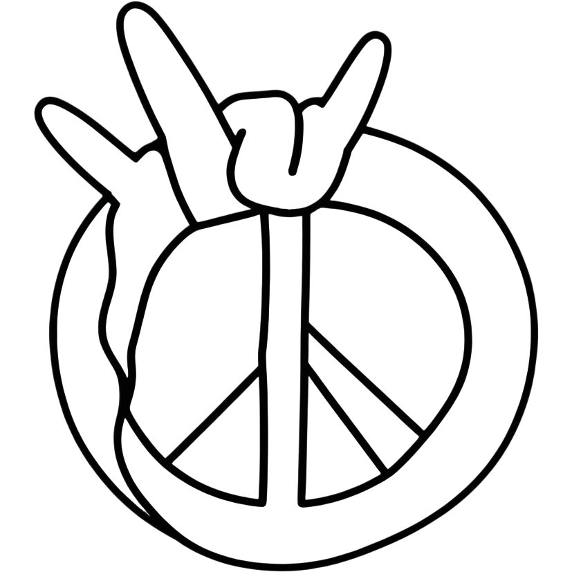 Peace Silly emoji