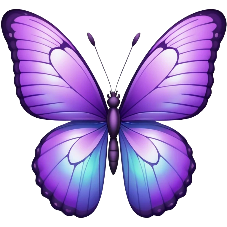 purple butterfly emoji
