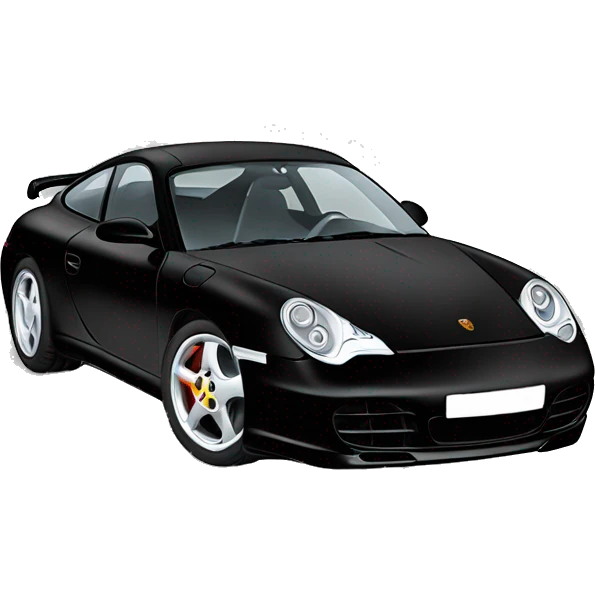 porsche 996 black gen 2 emoji
