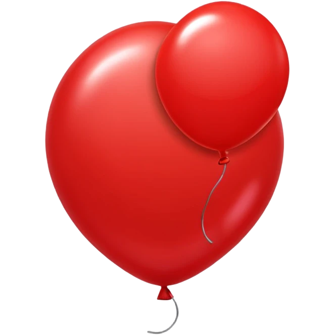 red balloon emoji