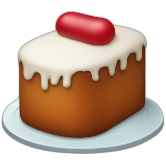 christmas lard cake bag icon emoji