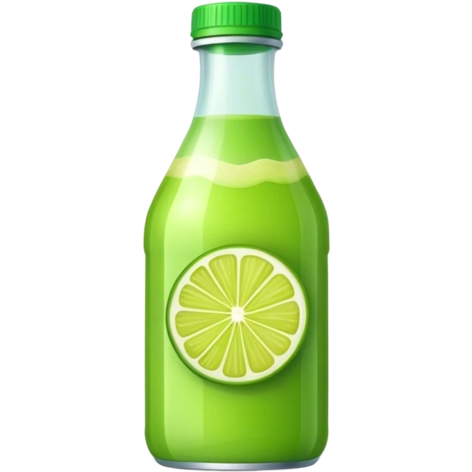 Lime juice bottle  emoji