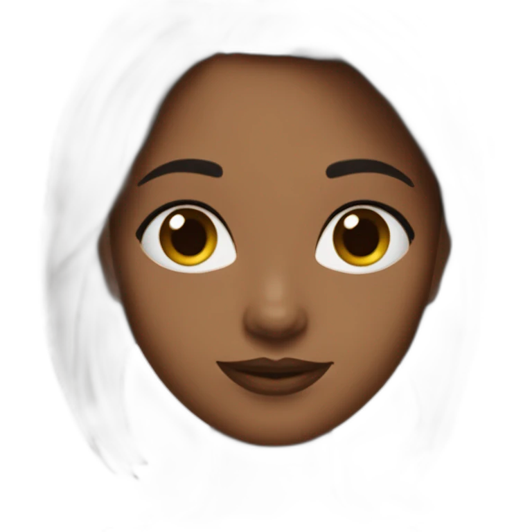 Mélanie Colléou brown hair emoji