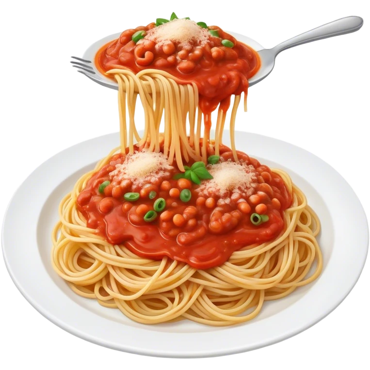 A plate of spaghetti explosion emoji