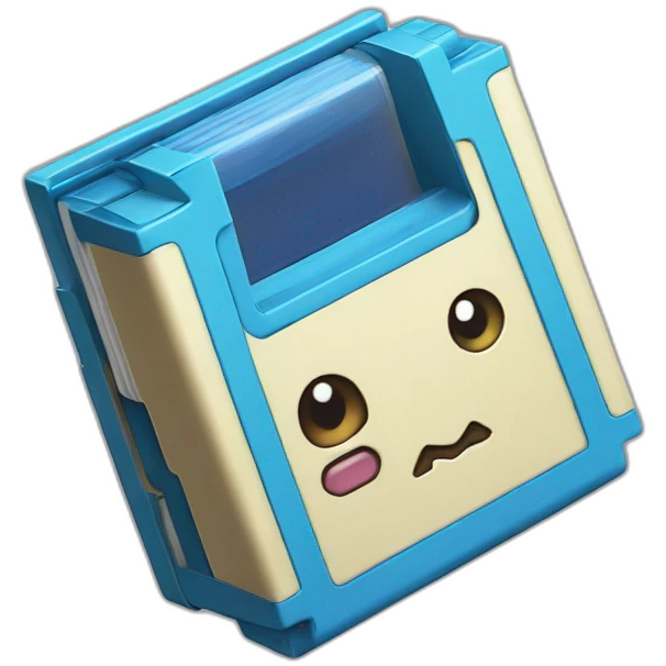 pokemon blue cartridge emoji