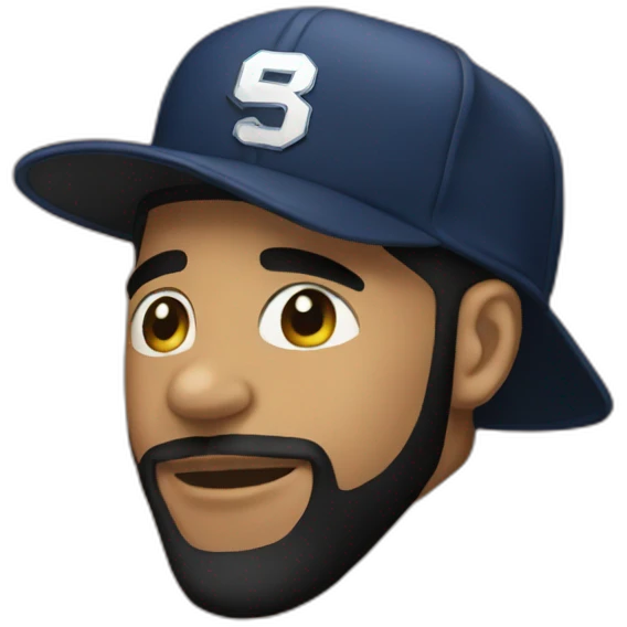 drake with cap emoji