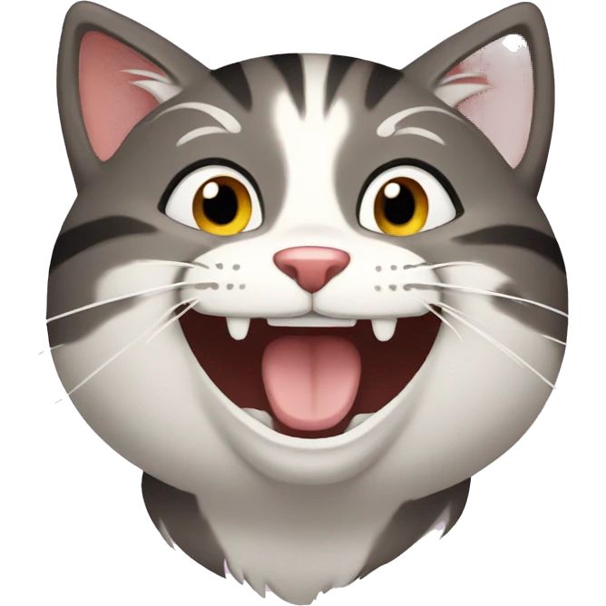 Laughing cat emoji