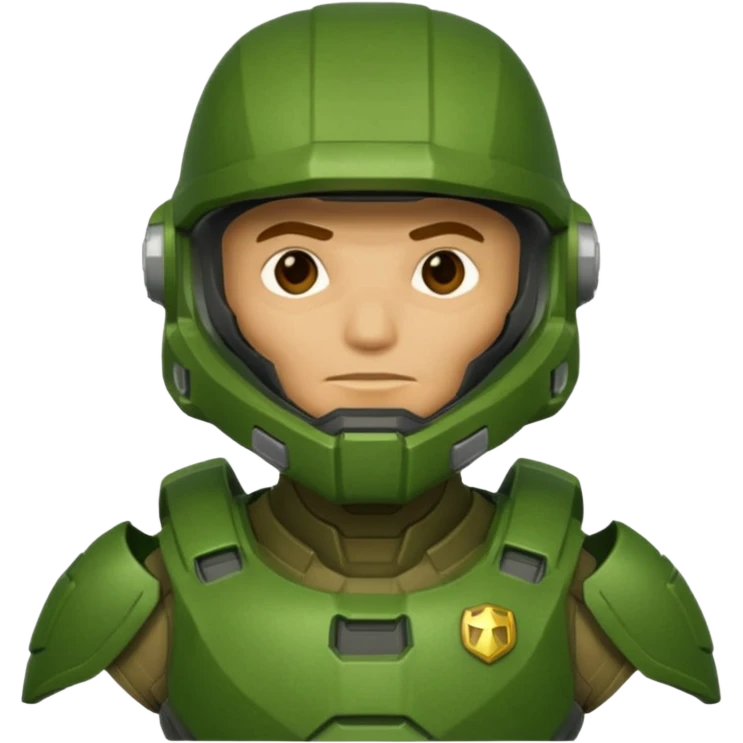 masterchief with full helmet emoji
