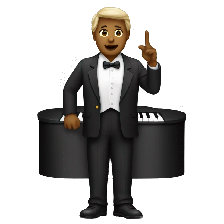 Music conductor emoji