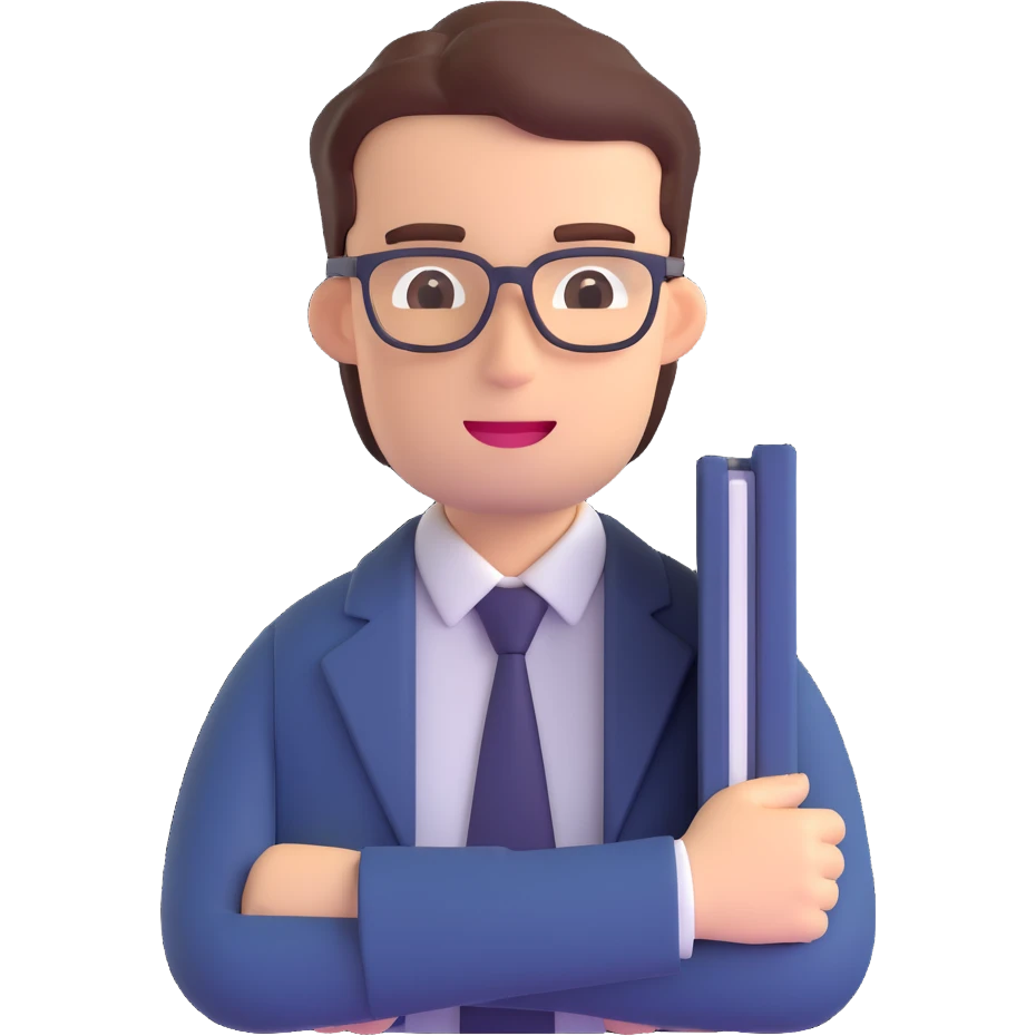 office worker having a meeting emoji