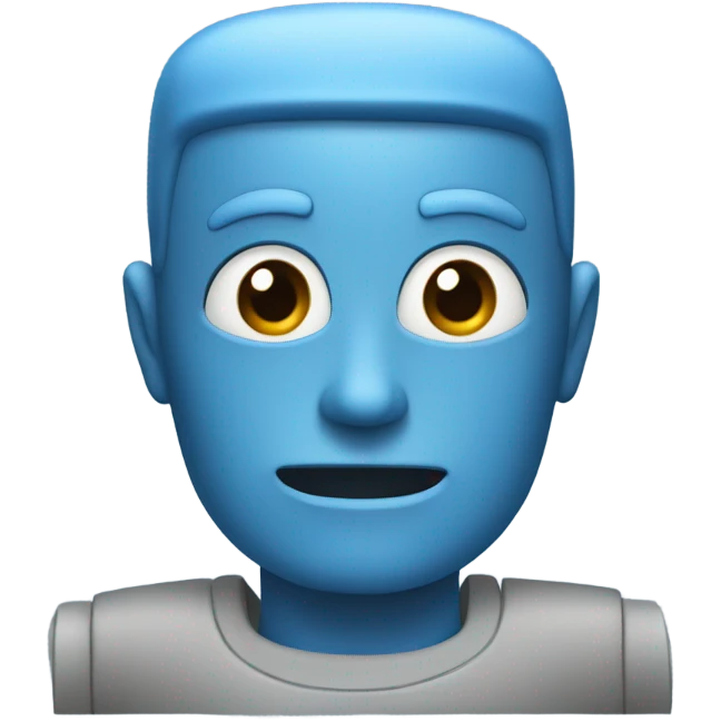 Blue Rectangel with the text "Bot" emoji