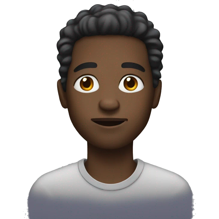 Black guy emoji