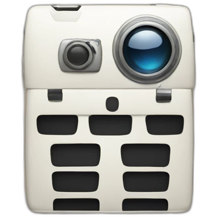 Iphone with film emoji