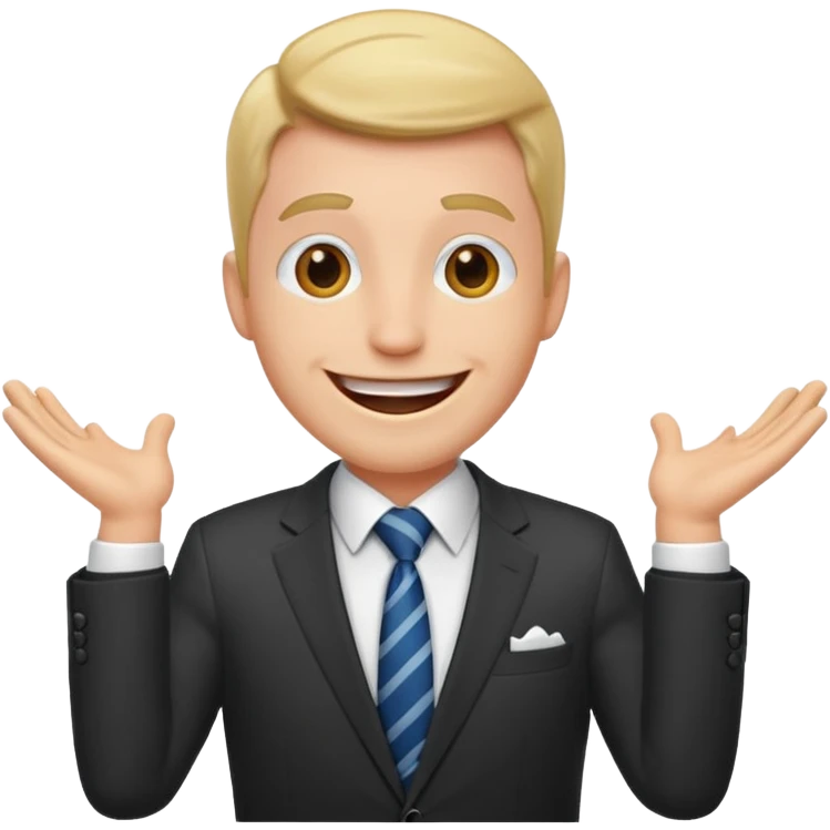 excited office boss emoji