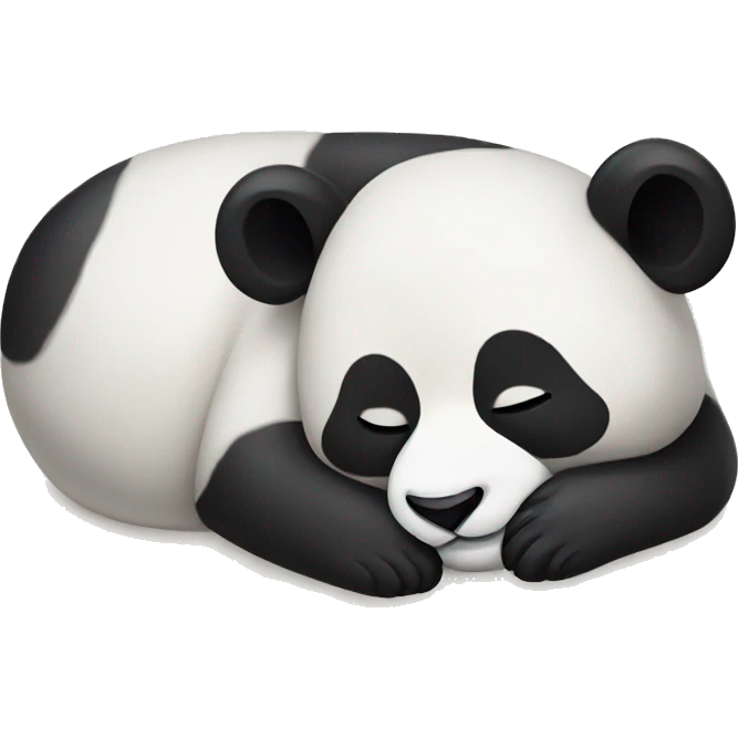 sleeping panda emoji
