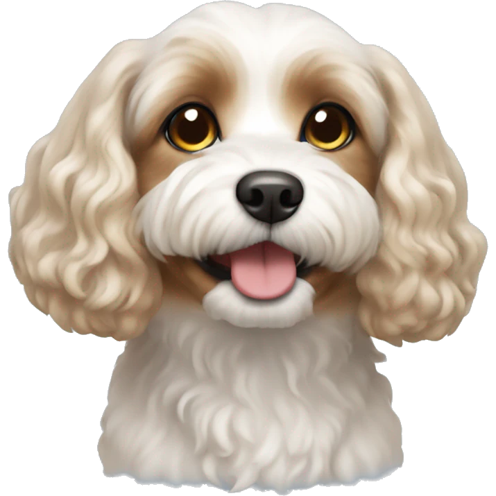 cavachon dog  emoji