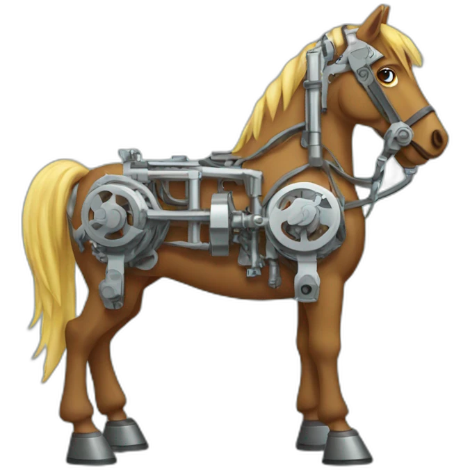 Mechanical Engineering horse emoji