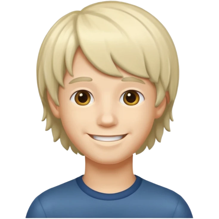 Make the girl in the middle a boy with a wig on emoji