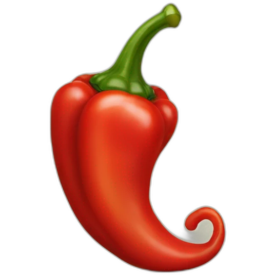 spicy red pepper emoji