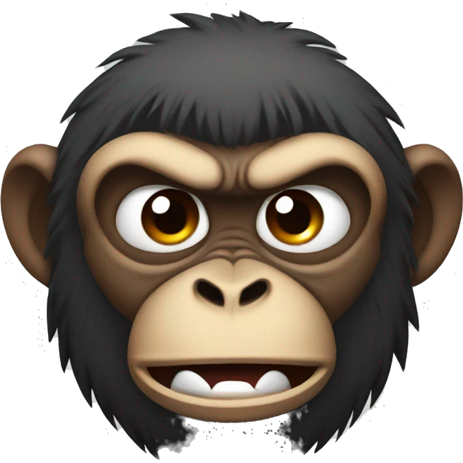 Monkey angry  emoji