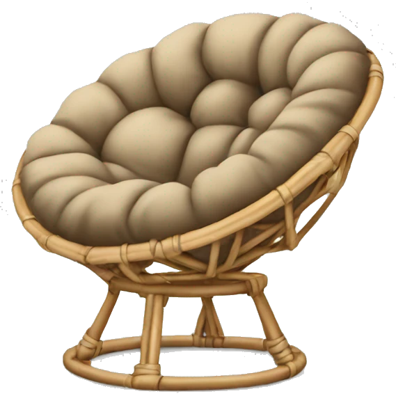 Light brown papasan chair emoji