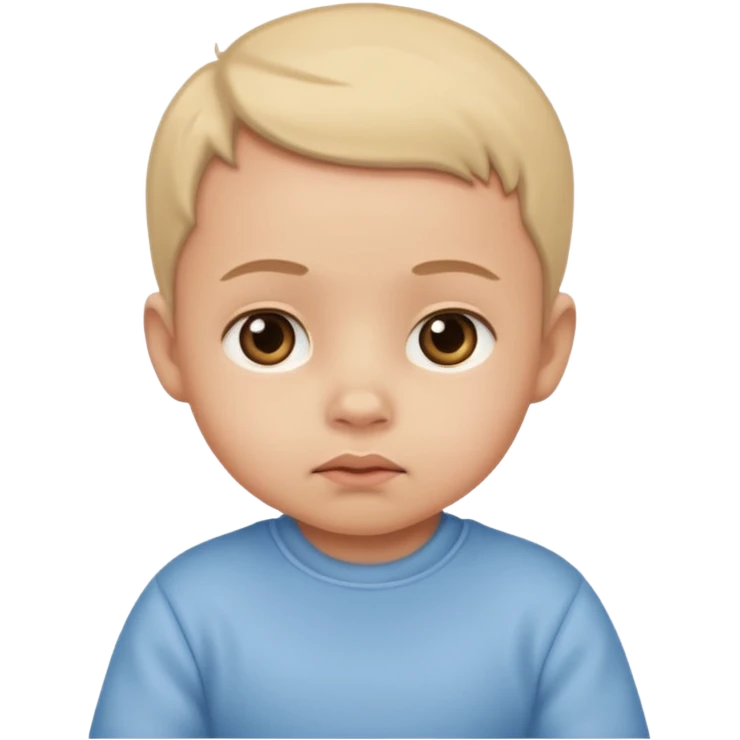 a baby who think emoji