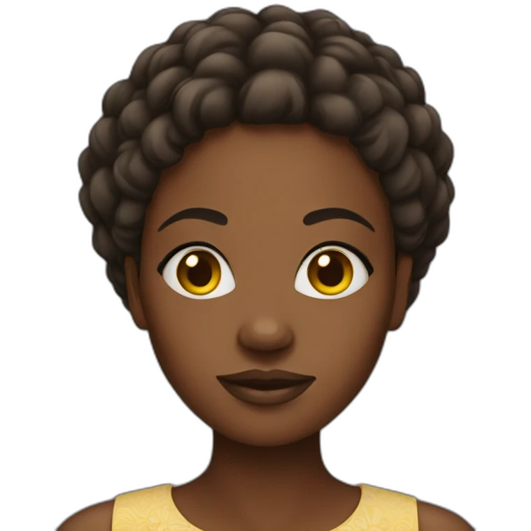 African woman emoji