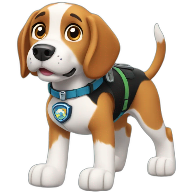 paw patrol beagle emoji