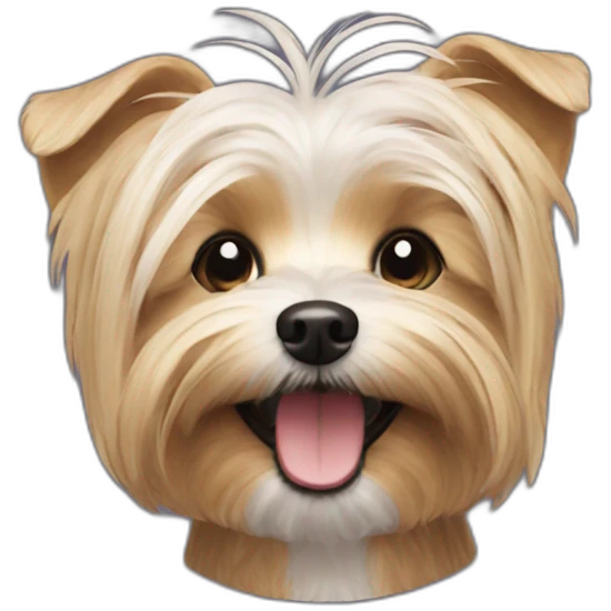 Morkie happy emoji