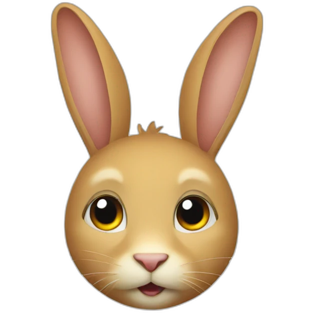 Lapin sur chat  emoji